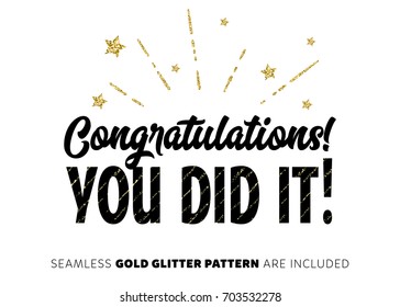 congratulations glitter clipart