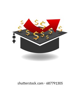 congratulations,book and student vector icon,Educator graduation icon, Educator graduation icon vector,
