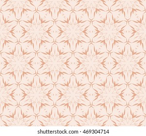 congratulatory background with abstract flowers. seamless texture. vector. beige, pastel color. for interior design, printing, textile industry