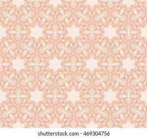 congratulatory background with abstract flowers. seamless texture. vector. beige, pastel color. for interior design, printing, textile industry
