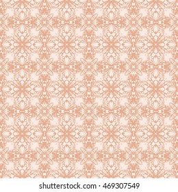 congratulatory background with abstract flowers. seamless texture. vector. beige, pastel color. for interior design, printing, textile industry