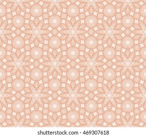 congratulatory background with abstract flowers. seamless texture. vector. beige, pastel color. for interior design, printing, textile industry