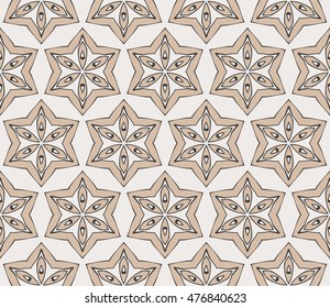 congratulatory background with abstract flowers. seamless texture. vector. beige, pastel color. for interior design, printing, textile industry