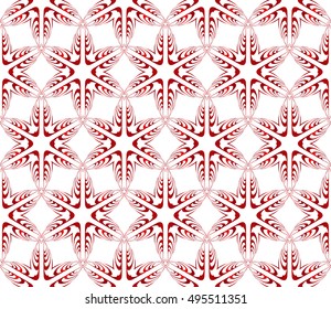 congratulatory background with abstract flowers. seamless texture. vector. red gradient color. for interior design, printing, textile industry
