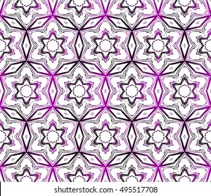 congratulatory background with abstract flowers. seamless texture. vector. purple gradient color. for interior design, printing, textile industry