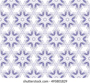 congratulatory background with abstract flowers. seamless texture. vector. blue gradient color. for interior design, printing, textile industry