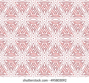 congratulatory background with abstract flowers. seamless texture. vector. red gradient color. for interior design, printing, textile industry