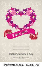 congratulatory gray background with heart and text greetings