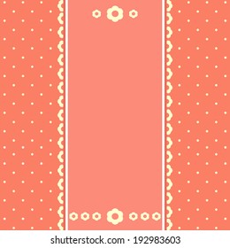 Congratulatory template for a holiday or the invitation