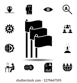congress, flag icon. Simple glyph vector element of Business global icons set for UI and UX, website or mobile application