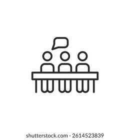 Congress icon. Simple congress icon for social media, app, and web design. Vector illustration.