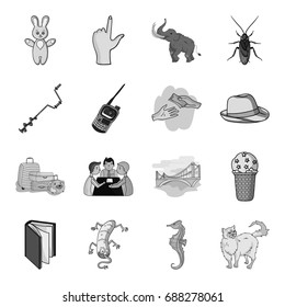 conic, sea, water and other web icon in monochrome style. game, contract, tourism game, contract, tourism