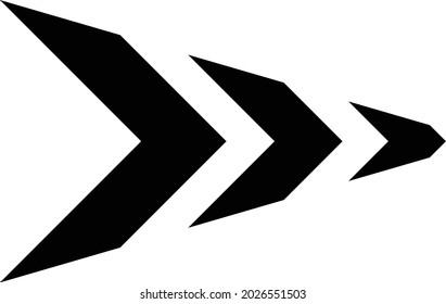 Conical arrow head.  can be used for anyone, anytime, anywhere, any industry, any field, and any media
