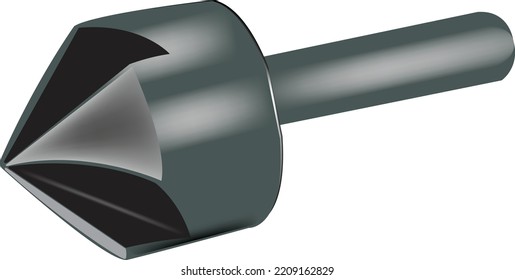 conical cutter for use in carpentry and hobbies