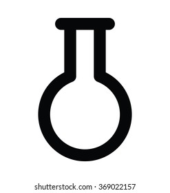 Conical Flask Bold Line Vector Icon
