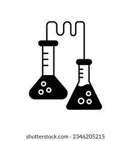 Conical flask vector icon which can easily modify or edit


