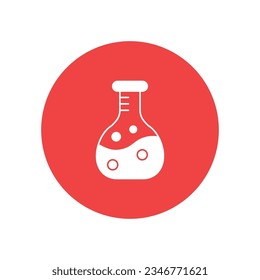 Conical flask vector icon which can easily modify or edit

