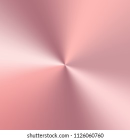 Conical gradient with a pink gold texture
