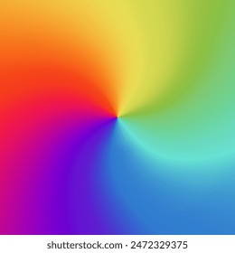 Conical square background swirl