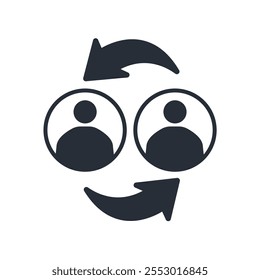 icono de connec. Vector. Trazo editable. signo de estilo lineal para uso Diseño web, logotipo. Ilustración de símbolo.