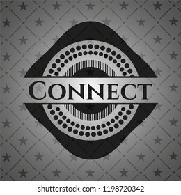 Connect black emblem. Vintage.