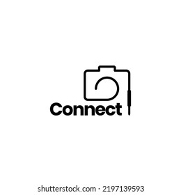 connect cable camera logo design