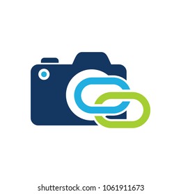 Connect Camera Logo Icon Design