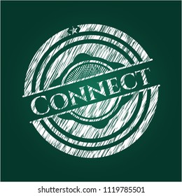 Connect chalkboard emblem
