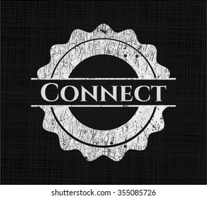 Connect chalkboard emblem