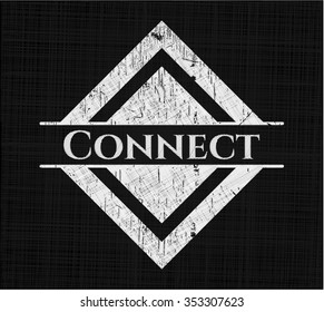Connect with chalkboard texture