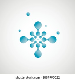 Connect circle logo design. Digital background. Modern gradient design. Abstract background technology graphic. Business network concept. Symbol internet technology. Website icon