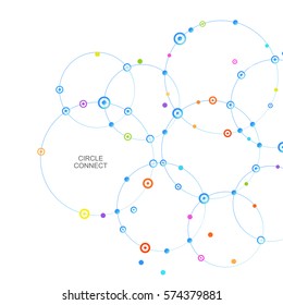 Connect circle and point with intersections.