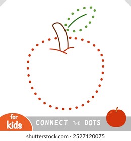 Connect the color dots, education game for children, Apple