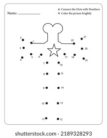 Connect Dot To Dot Hallloween Coloring Pages For Kids. Dot To Dots for Kids. Halloween Coloring Pages