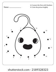 Connect Dot To Dot Hallloween Coloring Pages For Kids. Dot To Dots for Kids. Halloween Coloring Pages