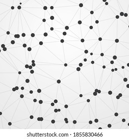 Connect dot technology network pattern abstract background