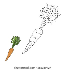 Connect the dots (carrot)