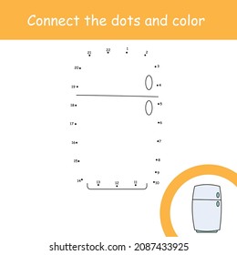 Connect dots for children education refrigerator