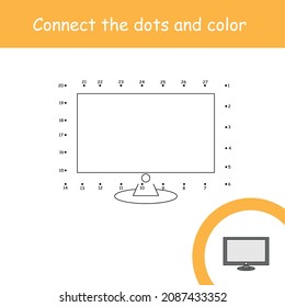 Connect dots for children education TV
