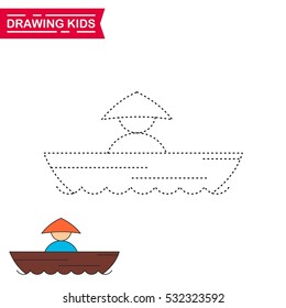 Connect the dots and coloring page