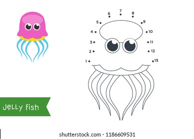 Connect the dots to draw and color it. Animal vector