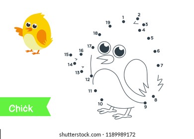 Connect Dots Draw Color Animal Vector Stock Vector (Royalty Free ...