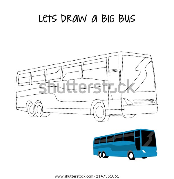 Connect The Dots\
to Draw a Vehicle\
Illustration