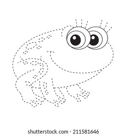 Connect the dots (frog)