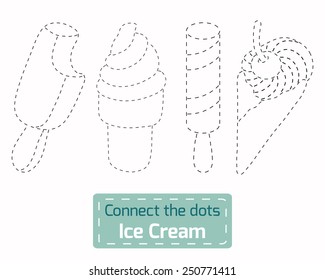 Connect the dots (Ice Cream set)