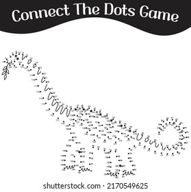 connect the dots Numbers game, education dot to dot game for kids