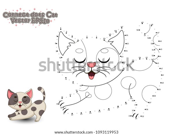 717 Connect The Dots Cat Images, Stock Photos &amp; Vectors | Shutterstock