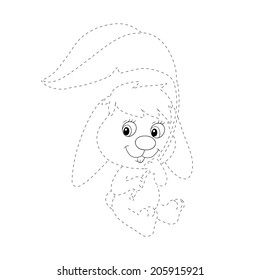 Connect the dots (rabbit)