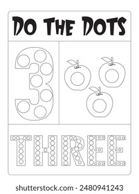 Connect dots worksheets feature key skills like counting the dots, joining the dots and forming different shapes and letters.