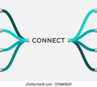 Connect | EPS10 Vector